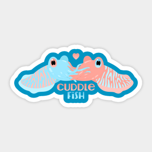 Cuddle Fish Sticker